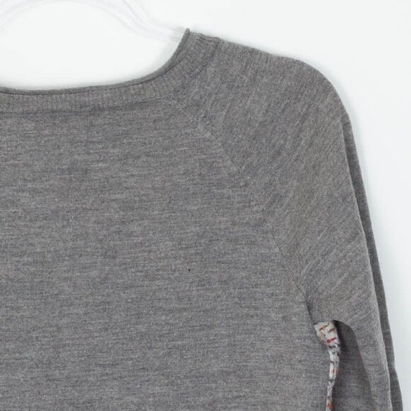 J. Crew Womens Tweed Wool Blend Pullover Crewneck Sweater Size Medium Preppy - Picture 6 of 6